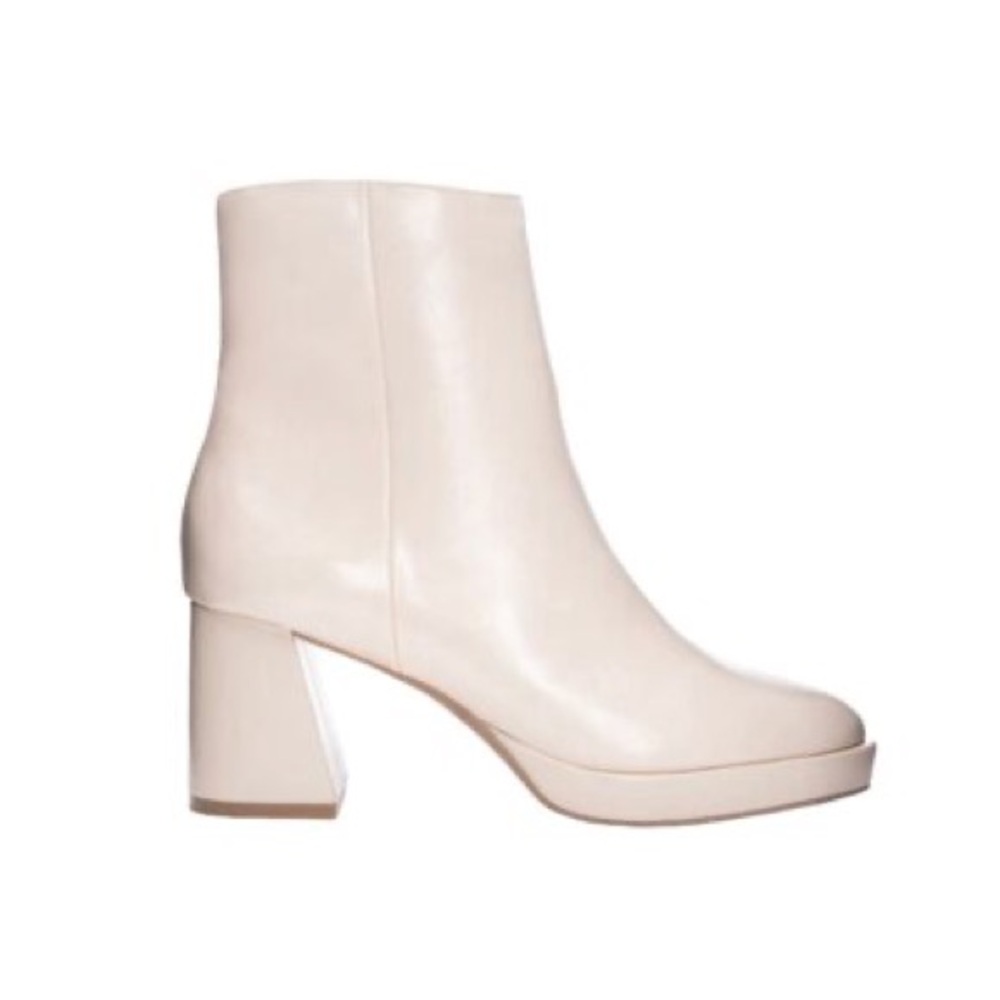 Chinese Laundry Cream Ankle Booties